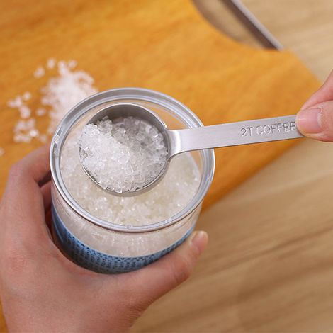 Cuillère doseuse à café en acier inoxydable avec clip étanche (1/5)