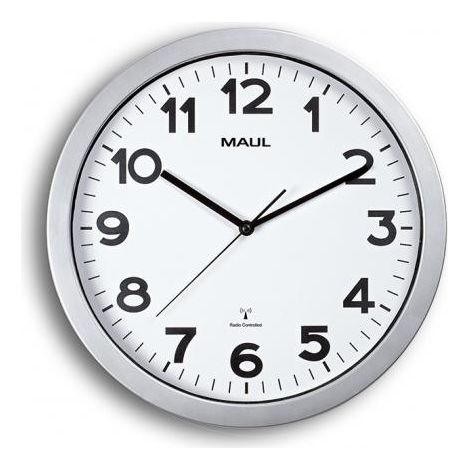 Maul Orologio da Parete Moderno Argento 35 cm (1/4)