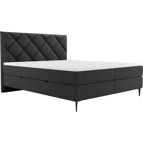 Cama continental ComfiDream Myrel, Verita 98, Continental, Doble, 180x200, Tapiz, Somieres, 188x207x117cm