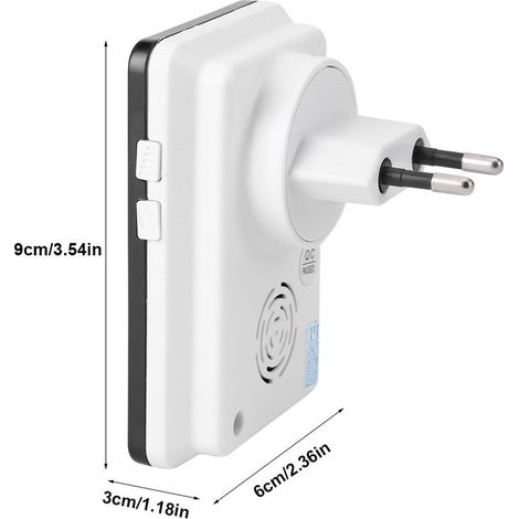 Sonnette sans fil avec bouton-poussoir, 1 émetteur extérieur, 2 KLB-AquaForge (1/5)