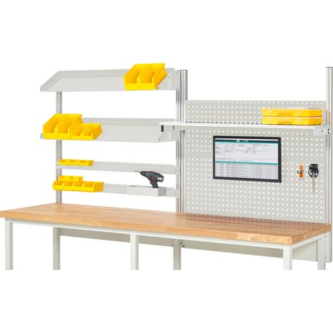 Rau System-Aufbau Komplettset 05, für Produktbreite 2500 mm, RAL7035/RAL7035 (1/2)