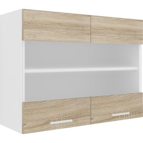 Gabinete de cocina W. 80cm gabinete colgante Esilo 60x80x31 - VCM