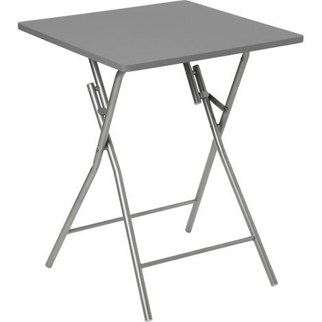 Mesa plegable 2 plazas gris - 5five