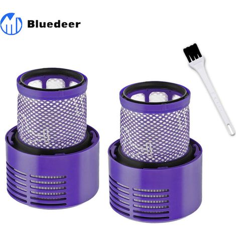 2 Filtre Lavable pour Aspirateur Dyson Série V10 SV12 avec Une Brosse de Nettoyage, Filtre de Rechange Dyson pour Série V10 SV12 (V10 Filtre) (1/4)