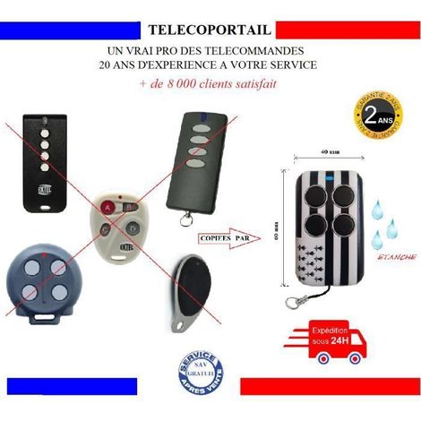 EXTEL - TELECOMMANDE COPIEUSE MULTIFREQUENCE BRETONNE EXTEL ATEM 2, 3, 4, WEATEM5, LIFTI ... - BIP PORTAIL (1/2)