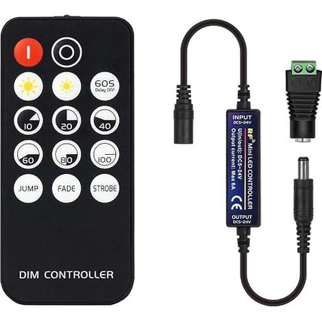 Mini RF Dimmer Controller 14 Keys For 3014 5630 5730 3528 (1/5)