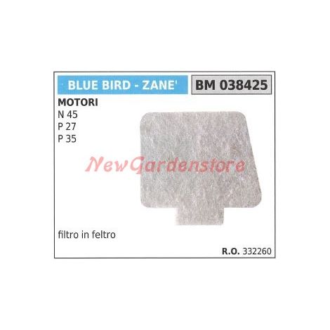 BLUE BIRD Filz-Luftfilter für Motoren N 45 P 27 P 35 038425