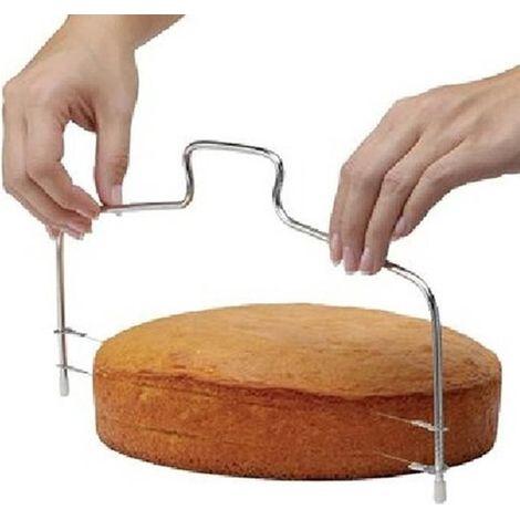 1 pcs Couteau Fil Coupe Gâteau Réglable Outils de Cuisson Trancheuse à Gâteau Diviseur de Pain (1/4)