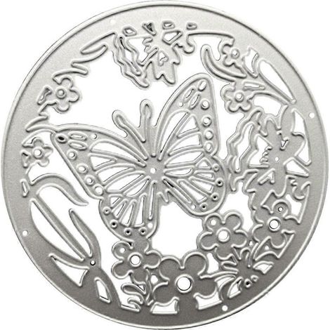 Stanzschablone für Schmetterlingsblumen aus Metall, DIY-Scrapbooking-Album, Papierkarten-Vorlage, Prägeform, Basteldekoration