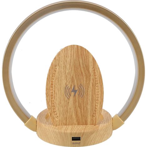 Lampe de lecture sans fil LED avec 3 modes d'éclairage, douce pour les yeux, idéale pour la chambre ou la maison (style ovale). (1/5)