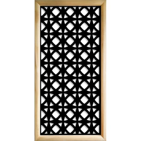 DARKSIDE - Moduli Decorativi in Legno e PVC - Colore: nero - Misura: 73x148 cm