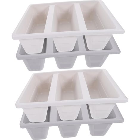4 pièces Boîtes de Rangement Chaussures Empilables Support Chaussures Compact pour Maison et Dortoir Lot de Trays Gris et Gris Organisateur (1/5)