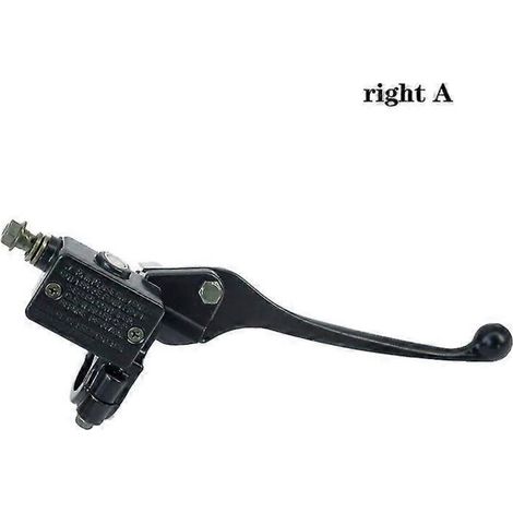 Pompe de frein avant pour quad/moto tout-terrain 50-250 cm³, pompe hydraulique universelle, levier d'embrayage, accessoires pour quad/cyclomoteur - noir droit (1/5)