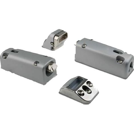 Kit de pestillo superior e inferior FAPIM con 8401 gris 9006 para cerradura de puerta cortafuegos Panamá - 8401G5