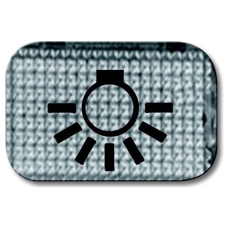 Symbole pour bouton-poussoir lumière