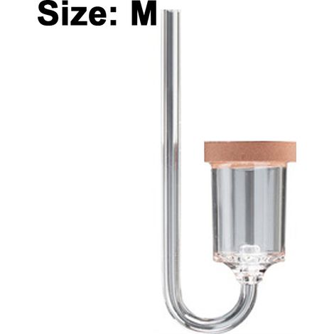 Diffuseur Co2 - Acrylique Transparent Slim - Pour Aquarium Poissons Plantes Aquatiques - Compteur Bulles Intégré - 1 Pièce (1/5)