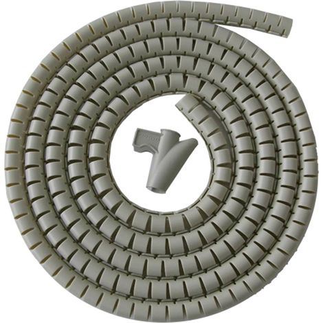 Ordenacables 3m ø15mm gris