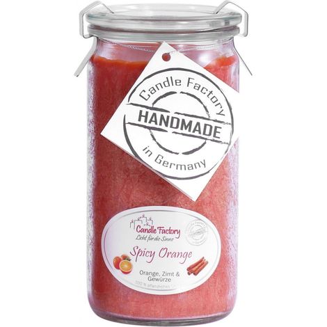 Candle Factory Mini Jumbo Spicy Orange Duftkerze Dekokerze 307-045 (1/5)