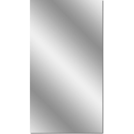 Film miroir autocollant, 200 x 60 cm, dalles de miroir autocollantes et flexibles, à coller sur les miroirs muraux, pour une utilisation DIY sur placards, portes, chambres, murs, salles de bain, salon (1/5)