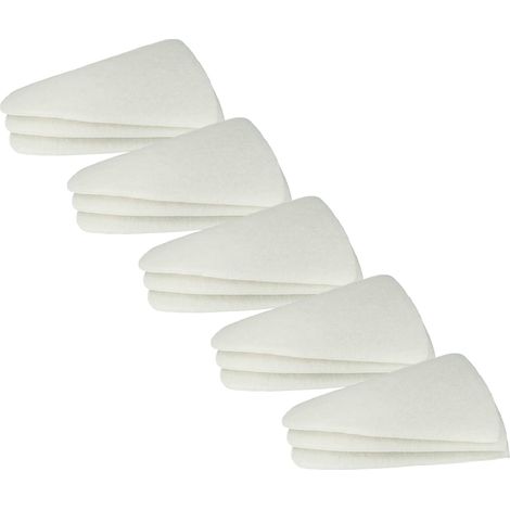 vhbw 15x Kegelfilter Ersatz für Vallox 1765, 394302 für Erdwärmetauscher - Abluftfilter G3 Weiß