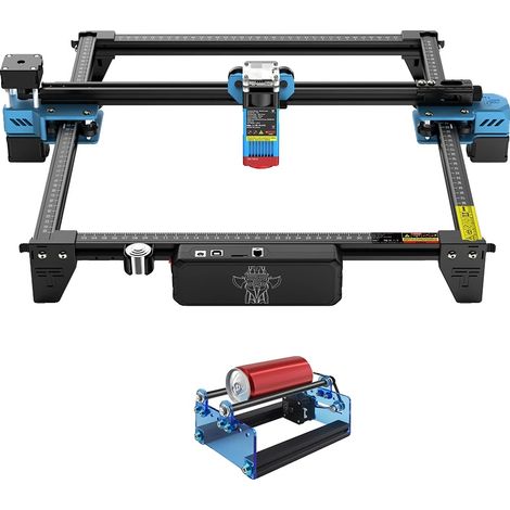 Machine de gravure laser, connectivité Wi-Fi, compatibilité avec divers matériaux, Kit 1, UE, TTS-55 Pro 40W (1/2)