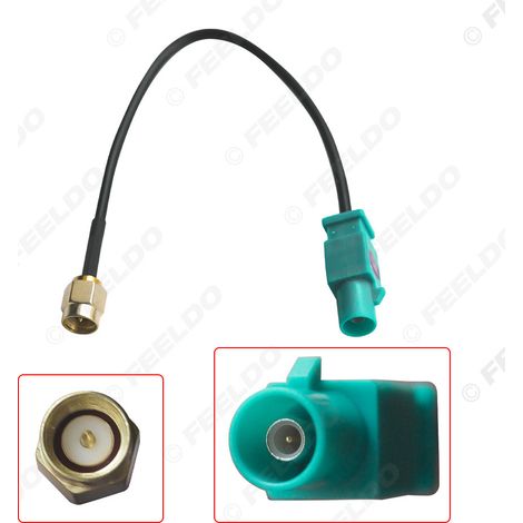 Câble adaptateur FAKRA vers SMA de qualité automobile, connecteur de câble de 18,5 cm. (1/5)
