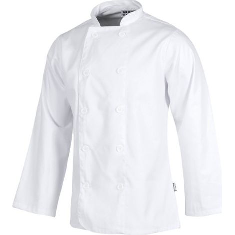 Casaca cuello mao de manga larga WORKTEAM Servicios B9002 XL Blanco (1/3)