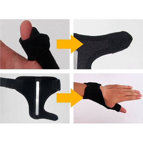 Handgelenk-Daumen-Schutzbandage, verstellbare Bandagen, Gewichtheber-Armband für Outdoor-Sportarten (L) (1/5)