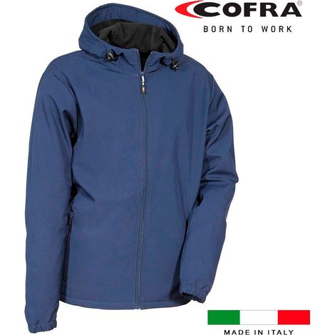 Cofra Giacca Softshell Professionale Blu Marino