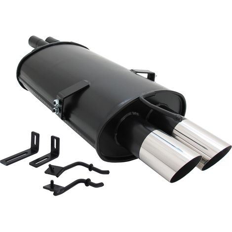 Échappement arrière sport Novus pour BMW E46 320 / 325 / 330 2x76mm MS-Design (1/5)