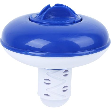 Chemical Dispenser, Corrosion Resistant Compact Floating Dispenser, Convenient Durable for Swimming Pool 12.512.514cm (1/5)