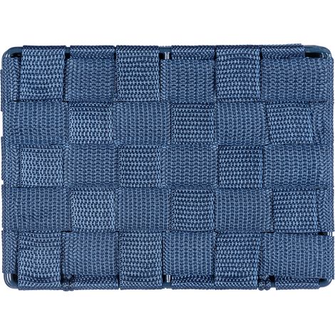 Panier de salle de bain avec couvercle ADRIA, bleu marine, Wenko (1/4)
