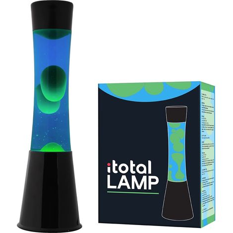 iTotal - Lava Lamp - Black, Blue, Green - 40 cm (1270428)