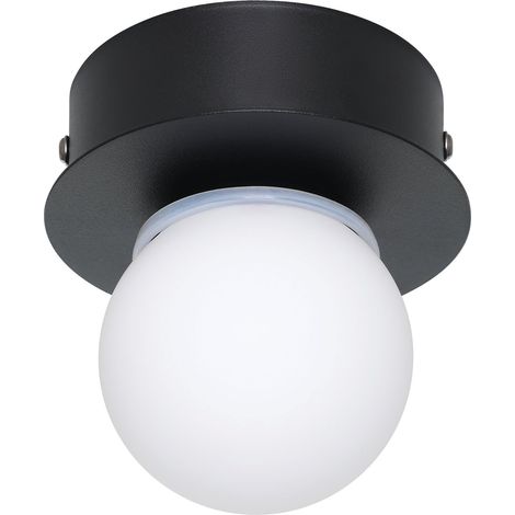 Plafonnier LED, petite lampe de plafond en forme de boule (1/5)