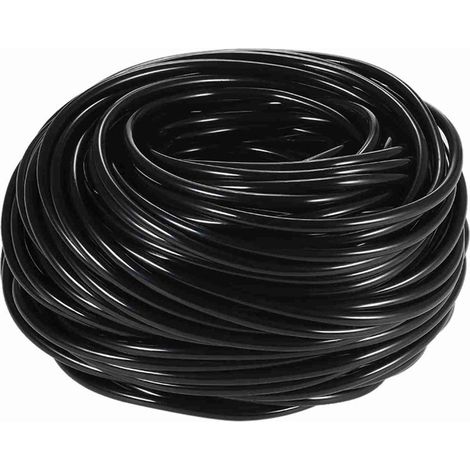 1 Tuyau d'irrigation, 50 m, diamètre 4/7 mm, en polyéthylène, résistant aux UV, pour jardin, pelouse et terrasse (1/5)