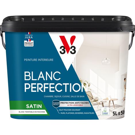 Peinture intérieure Blanc Perfection® V33 Blanc Satin 5L