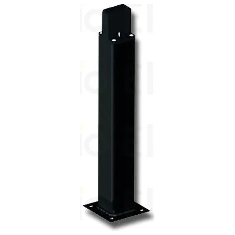Colonnette en aluminium anodisé noir H500mm application bidirectionnelle CAME DELTA-BN (1/3)