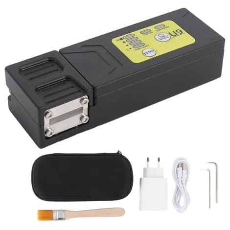 Fiber Optic Thermal Stripping Tool, Automatic Stripping Tool, 8 Temperature Settings, 7.4V 2500mAh Li Battery, Aluminum Alloy (1/5)
