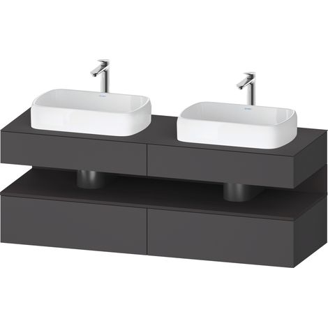 Duravit Collection One Meuble sous-vasque sur console, 2 tiroirs, (1/2)