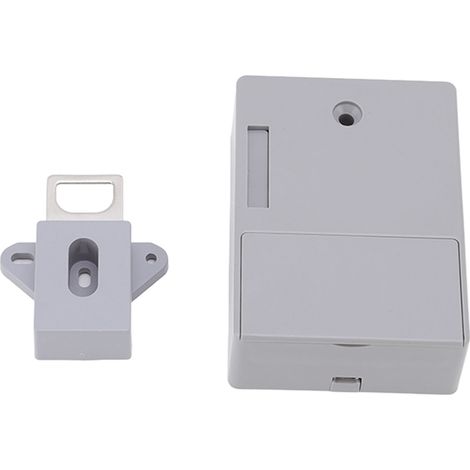 Cadenas invisible pour armoire sans perçage, verrou enfant pour meuble, cadenas sauna, serrure électronique tiroir porte (livré sans piles) (1/5)