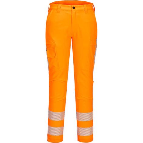 Pantalón de Trabajo RWS Stretch: Alta Visibilidad y Comodidad / Naranja / 58E