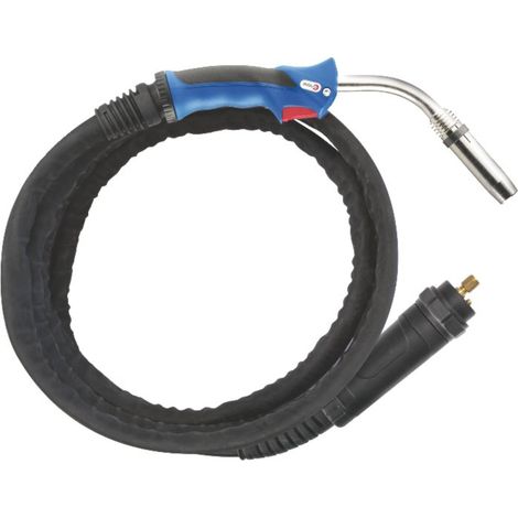 Torche MIG/MAG GYS GRIP 350A pour Aluminium, 3 mètres, avec poignée antistatique et électrode Ø1,2 mm, compatible M8