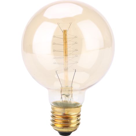 Vintage E27 40W 220V Glühbirne für Café-Dekoration - G80 Spiralkabel (1/5)