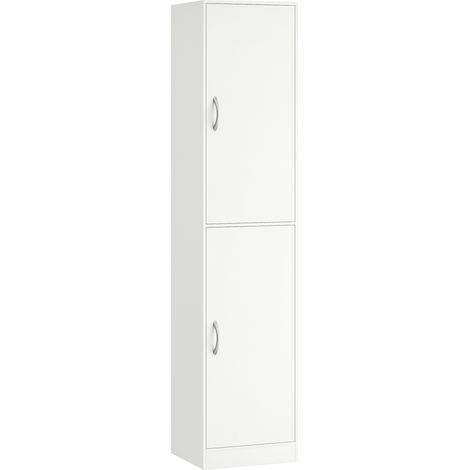 Libreria 40x35x180 cm Scaffalatura Moderna 5 Ripiani in MDF Bianco (1/5)