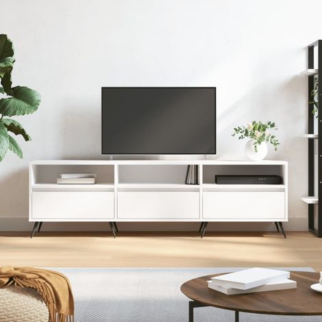 TV-Schrank Weiß 150x30x44,5 cm Holzwerkstoff (1/5)