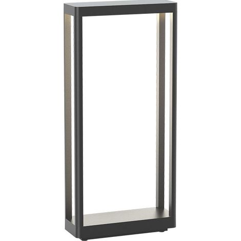Lampadaire Extérieur LED 8W IP65 Graphite ZAMBELIS - Blanc chaud - 3000K (1/2)