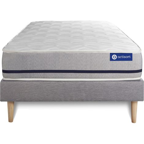 Kit rete e materasso matrimoniale Actiflex soft 90x190cm - Spessore : 20cm - Molle insacchettate - Moderatamente rigido