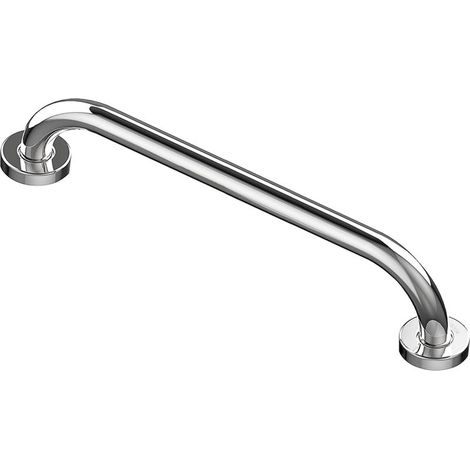 1 Haltegriff – Edelstahl – Sicherheits- und Halthilfe für Dusche und Badewanne – Universell einsetzbar – Chrom-Finish – 43,5 x 2,5 cm (1/5)