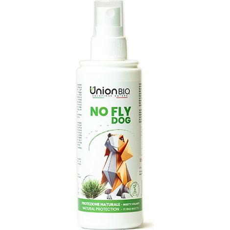 Confezione 125 ml: NO FLY DOG lozione naturale effetto barriera contro insetti volanti