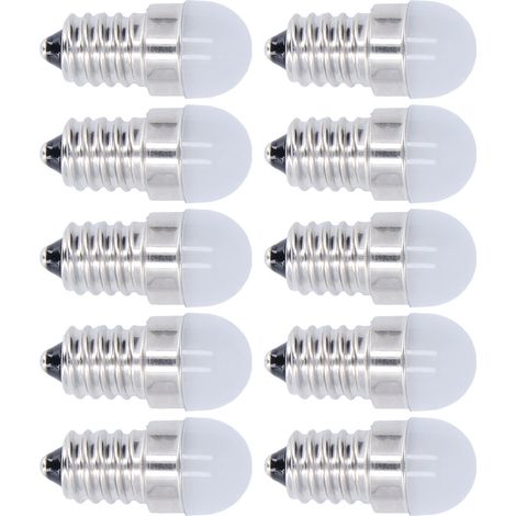10 Stück E14 Energiesparlampen, warmweißes LED-Licht, kleine Lampen für Decken- und Wandlampen, 500 lm, 1,5 W, 24 V (1/5)